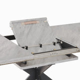 Modern Extendable MDF Dining Table With Upholstered Chairs - Omega Lifestyles