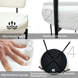 Modern Extendable MDF Metal Dining Table Set With Chairs - Omega Lifestyles