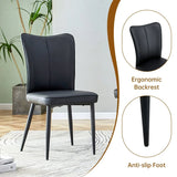 Modern Extendable Round MDF Dining Table With Six Chairs - Omega Lifestyles