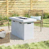 Modern Fiber-Reinforced Concrete Outdoor Propane Fire Pit Table - Omega Lifestyles