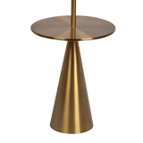 Modern Floor Lamp With Brass Accent Table - Sleep Galleria