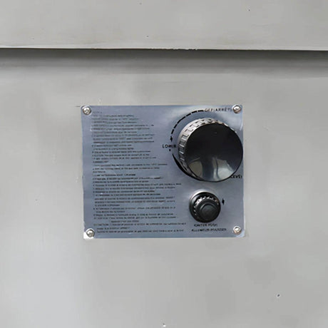 Modern Gray Concrete Outdoor Propane Natural Gas Fire Pit Table - Omega Lifestyles