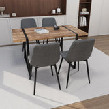 Modern Industrial MDF Dining Table And Chair Set - Omega Lifestyles
