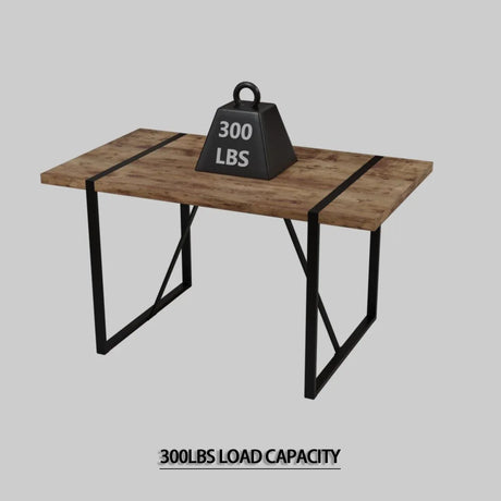 Modern Industrial MDF Dining Table And Chair Set - Omega Lifestyles
