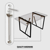 Modern Industrial MDF Dining Table And Chair Set - Omega Lifestyles