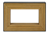 Modern Layered Wood Frame Natural MDF Console Table - Omega Lifestyles