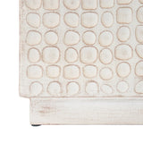 Modern Magnesium Oxide Cube Side Table 15x15x17 Inches - Omega Lifestyles