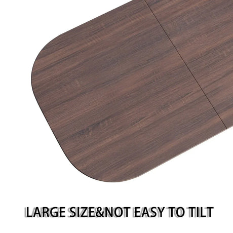 Modern MDF Dining Table With Six PU Armless Chairs Set - Omega Lifestyles