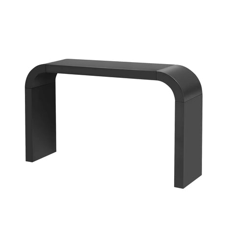 Modern Minimalist Black MDF Console Table 52-Inch - Omega Lifestyles