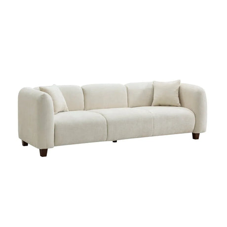 Modern Oversized 3-Seater Upholstered Chenille Sofa - Omega Lifestyles