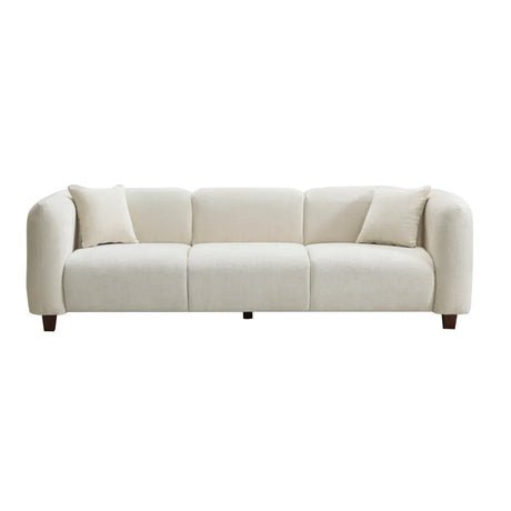 Modern Oversized 3-Seater Upholstered Chenille Sofa - Omega Lifestyles