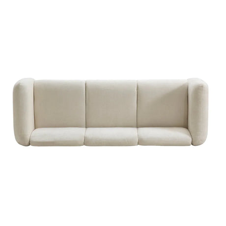 Modern Oversized 3-Seater Upholstered Chenille Sofa - Omega Lifestyles