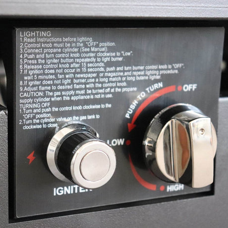 Modern Steel Outdoor Propane Fire Pit Table With Lid - Omega Lifestyles