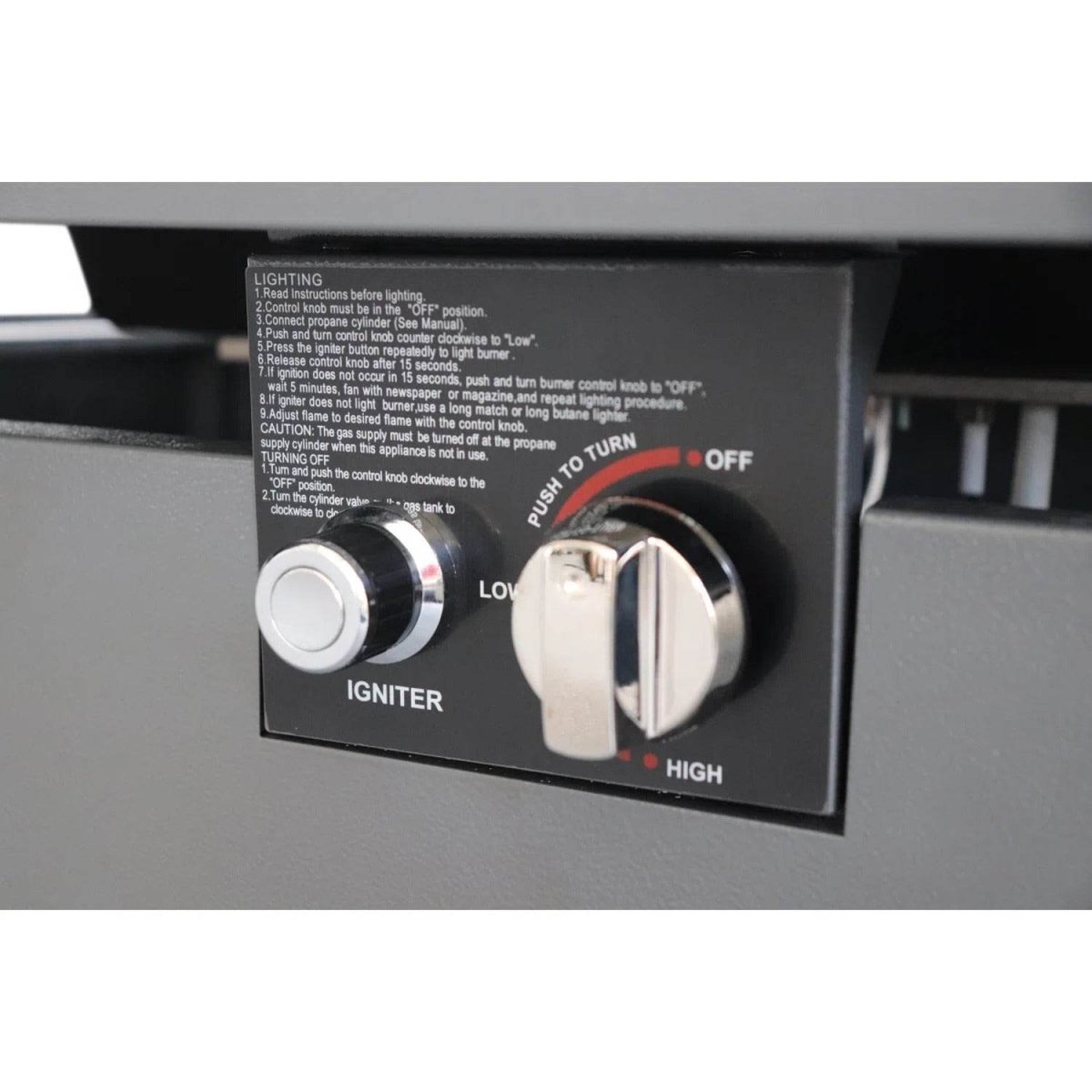 Modern Steel Propane Fire Pit Table With Lid Cover - Omega Lifestyles