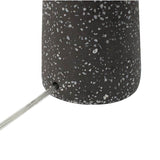 Modern Stone Cone Table Lamp With Beige Drum Shade - Sleep Galleria