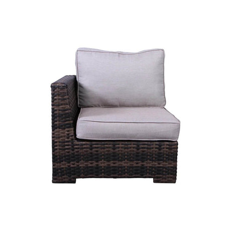 Modern Wicker Reversible Patio Sectional Sofa With Cushions - Serenova - Omega Lifestyles