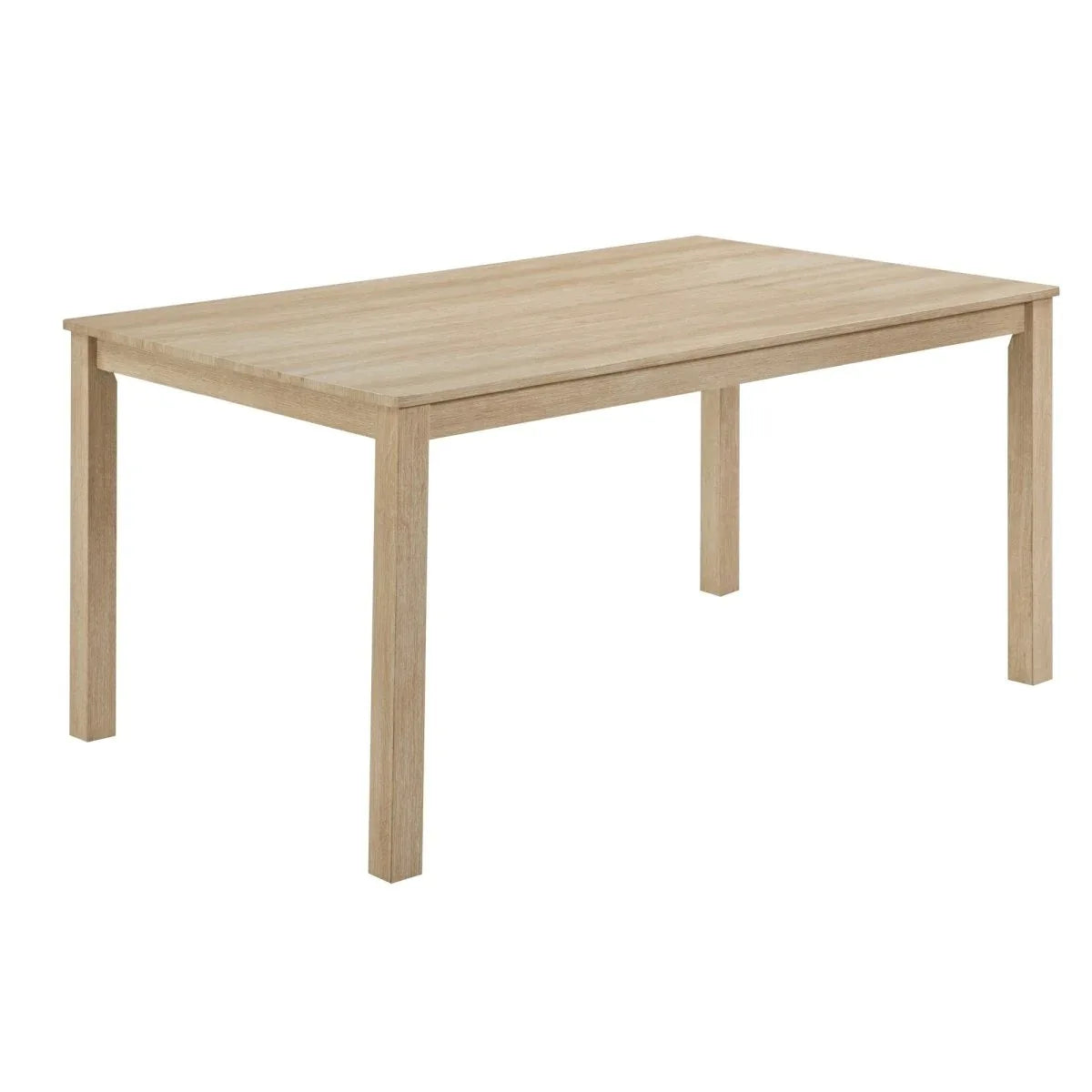 Modern Wooden 6-Piece Dining Table Set With Upholstered Chairs - Omega Lifestyles