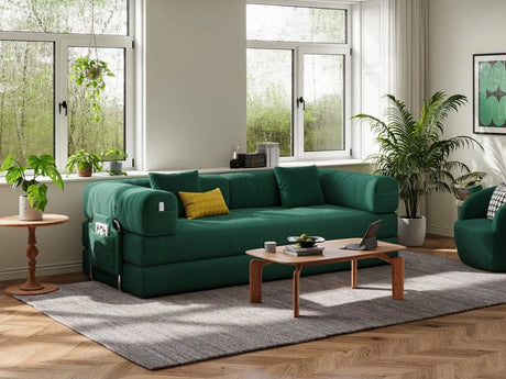 Modular 4-Seat Folding Foam Sofa Bed - Omega Lifestyles