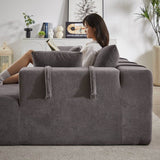 Modular Chenille Upholstered Convertible Sectional Sofa Set - Sleep Galleria