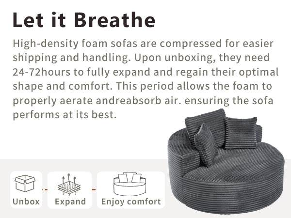 Multi - Functional Memory Foam Velvet Sectional Sofa Bed - Serenova - Omega Lifestyles