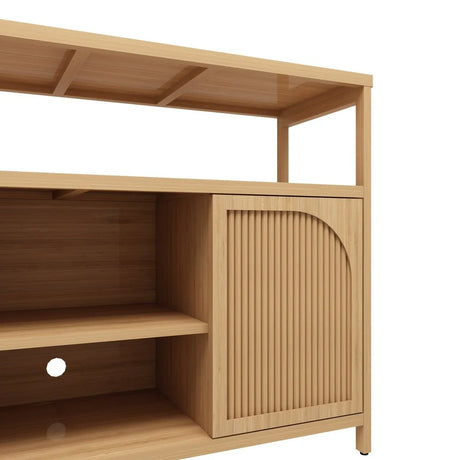 Natural Bamboo Bathroom Storage Sideboard Cabinet - Omega Lifestyles
