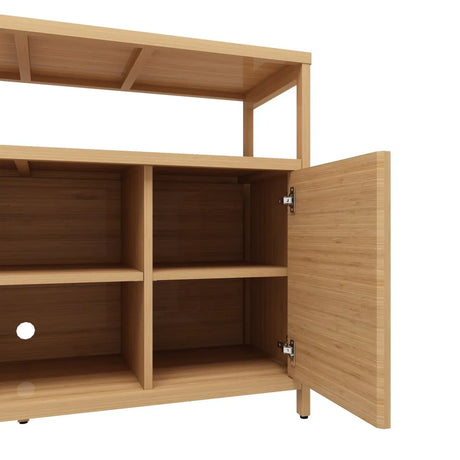 Natural Bamboo Bathroom Storage Sideboard Cabinet - Omega Lifestyles