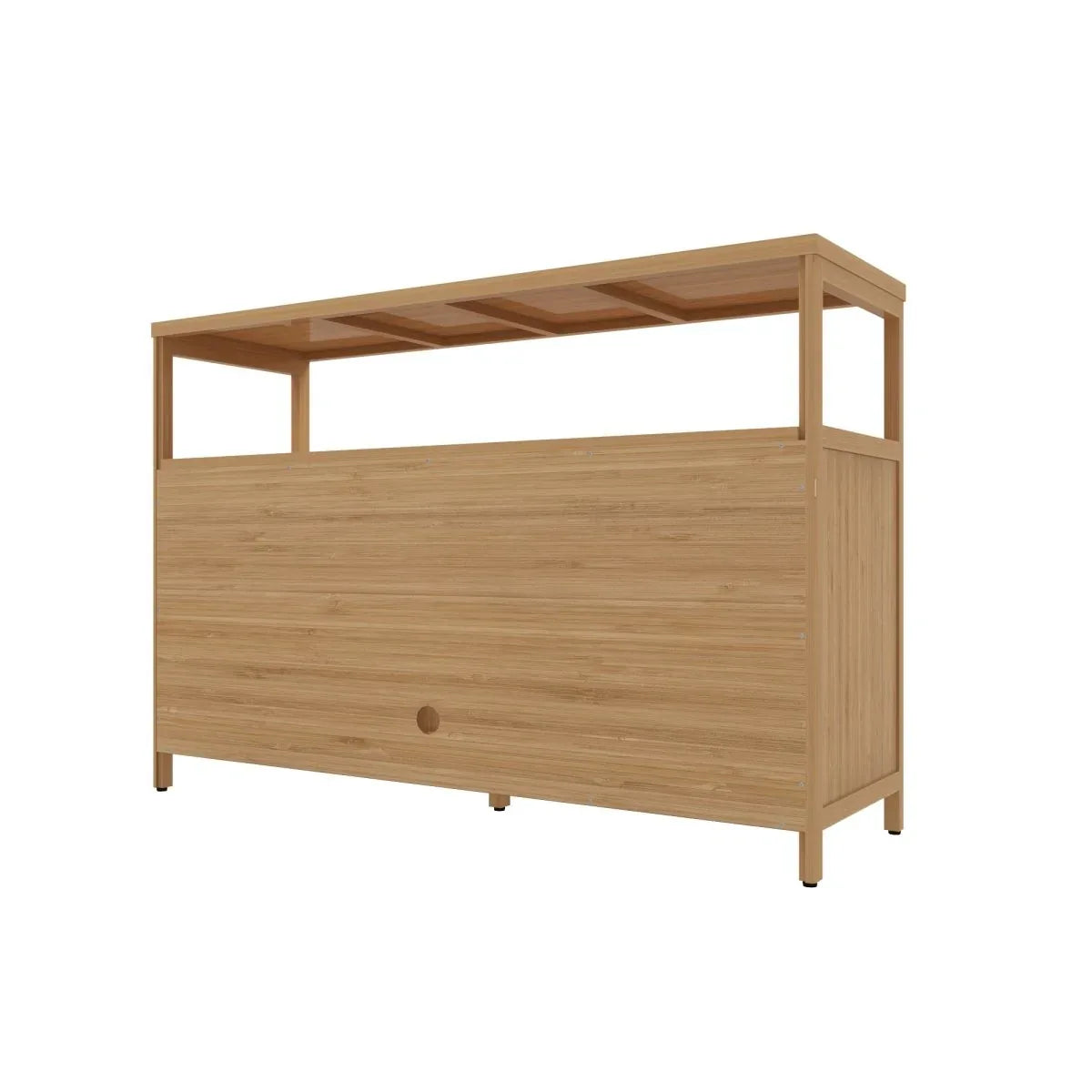 Natural Bamboo Bathroom Storage Sideboard Cabinet - Omega Lifestyles
