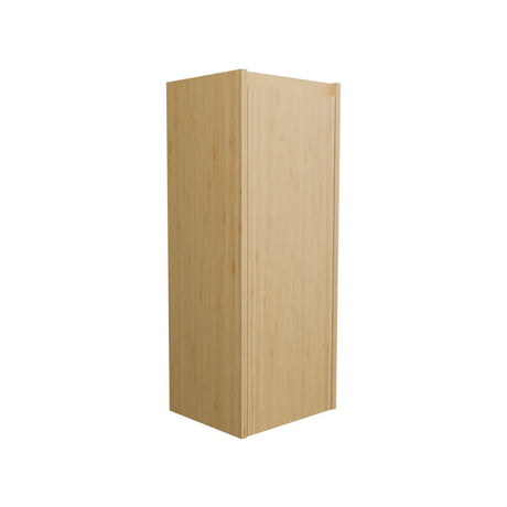 Natural Bamboo Large Capacity Floating Side Cabinet - Omega Lifestyles