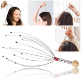 Octopus Stainless Steel Head Massage Claw Scratcher - Sleep Galleria