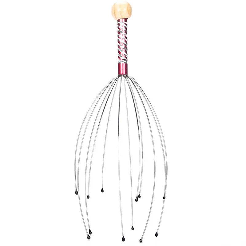Octopus Stainless Steel Head Massage Claw Scratcher - Sleep Galleria