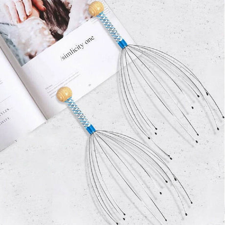 Octopus Stainless Steel Head Massage Claw Scratcher - Sleep Galleria