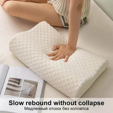 Orthopedic Contour Memory Foam Pillow For Neck Pain - Sleep Galleria