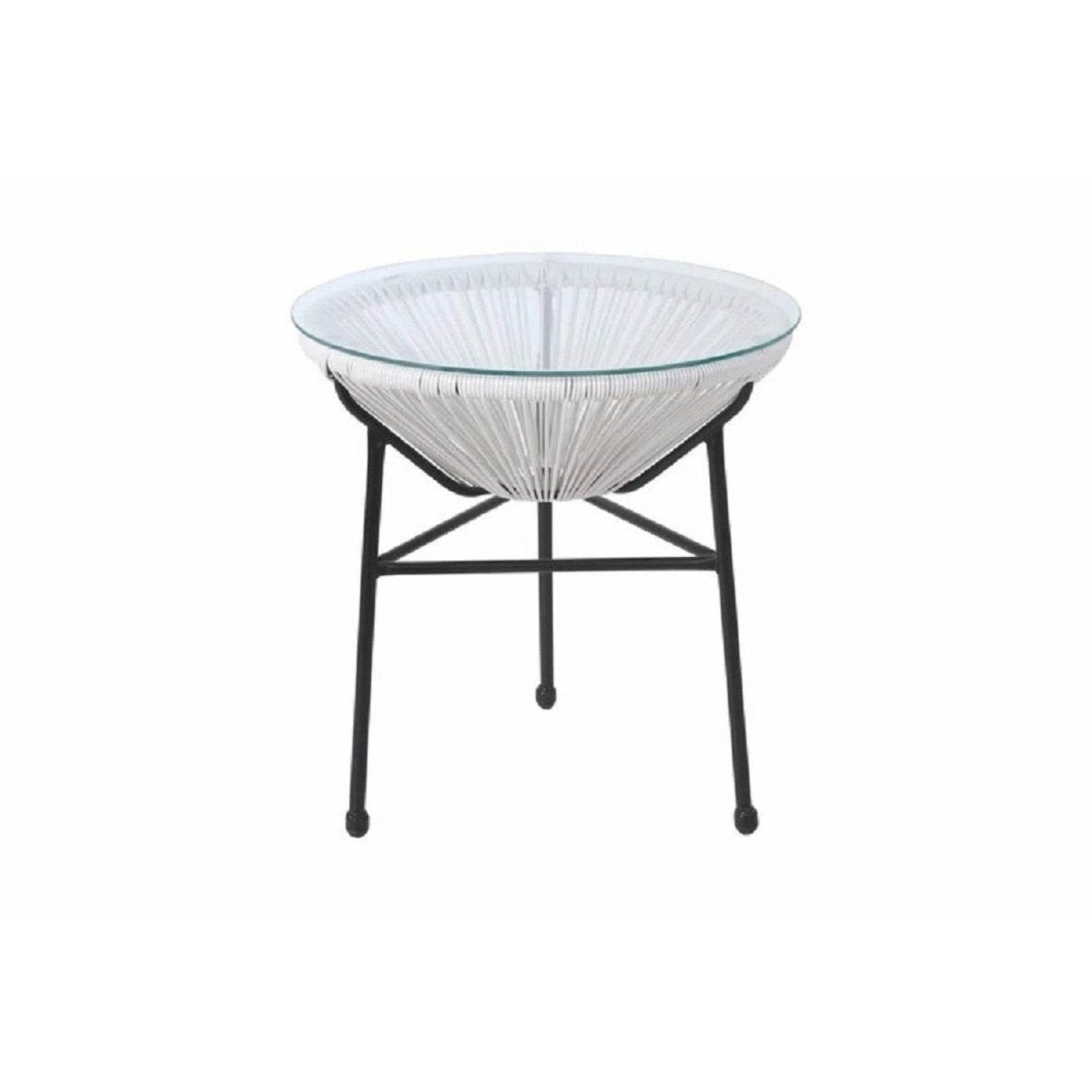 Outdoor 4 - Person Aluminium Powder - Coated Steel Conversation Set - Serenova - Omega Lifestyles