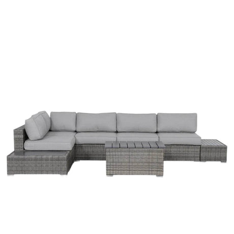 Outdoor 4 - Person Weather - Resistant Rattan Wicker Sectional Set - Serenova - Omega Lifestyles