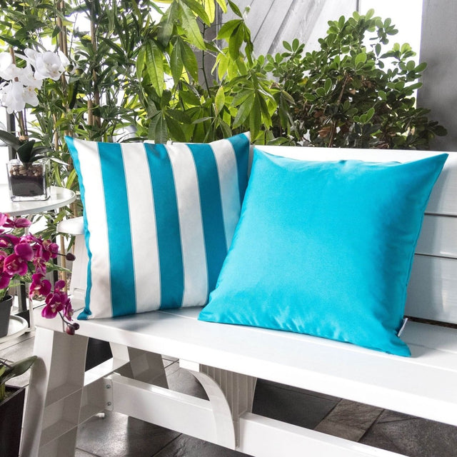 Outdoor Aqua Weather Resistant 20x20 Polyester Pillow - Omega Lifestyles