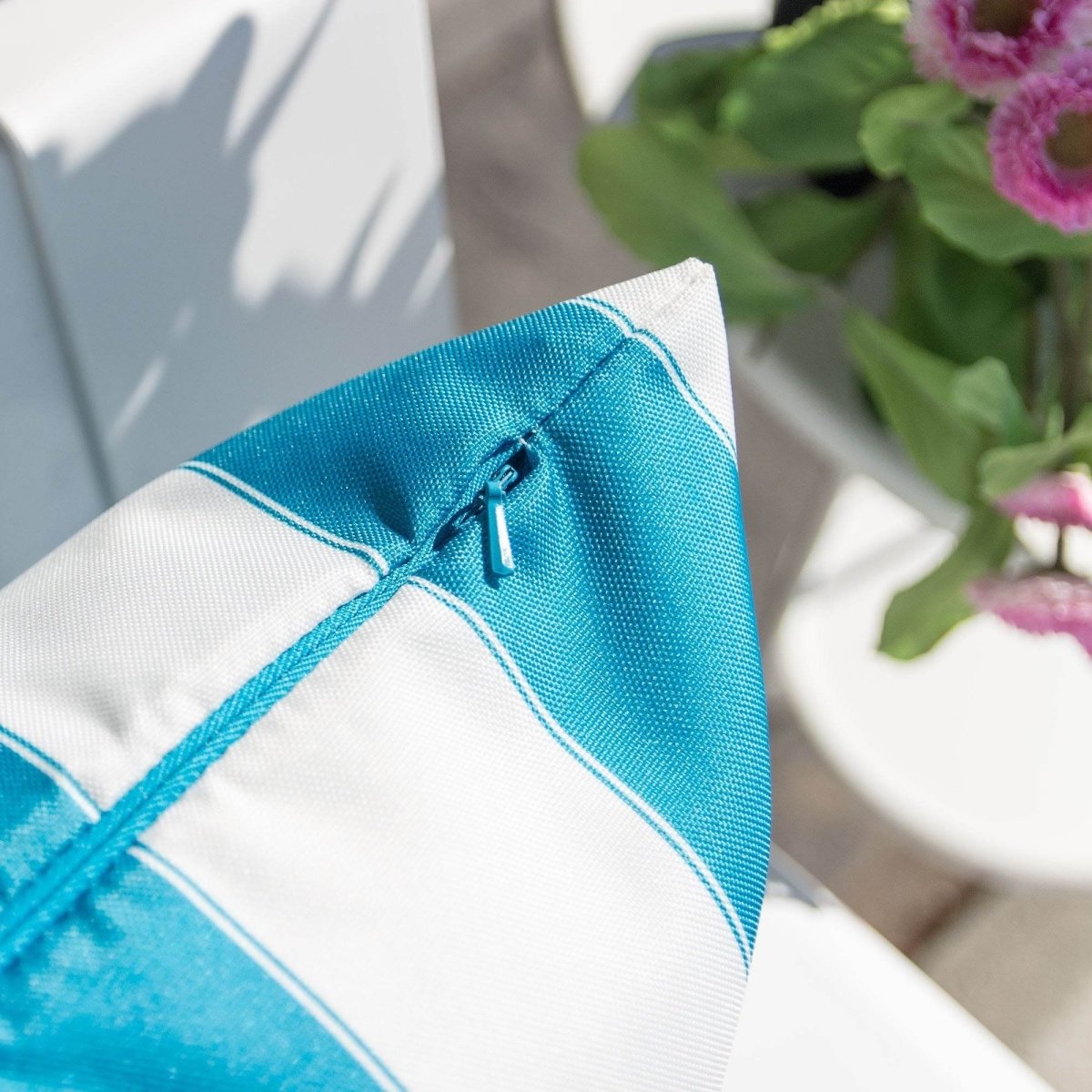 Outdoor Aqua Weather Resistant 20x20 Polyester Pillow - Serenova - Omega Lifestyles