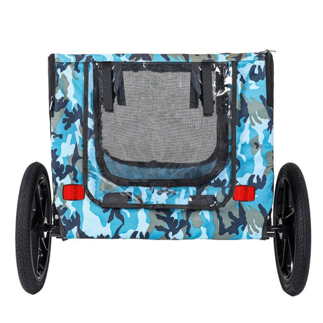 Outdoor Heavy Duty Collapsible Steel Pet Bike Trailer - Omega Lifestyles