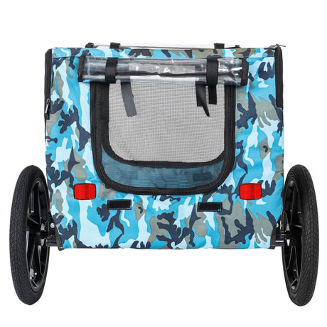 Outdoor Heavy Duty Collapsible Steel Pet Bike Trailer - Omega Lifestyles