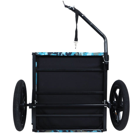 Outdoor Heavy Duty Collapsible Steel Pet Bike Trailer - Omega Lifestyles