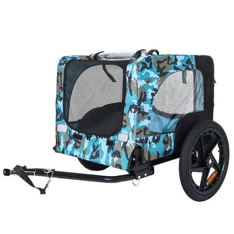 Outdoor Heavy Duty Collapsible Steel Pet Bike Trailer - Omega Lifestyles