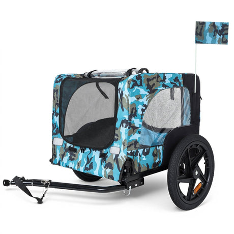 Outdoor Heavy Duty Collapsible Steel Pet Bike Trailer - Omega Lifestyles