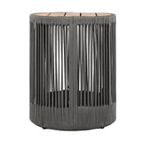 Outdoor Rope Chaise Lounge Set With Side Table - Omega Lifestyles