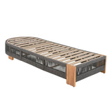 Outdoor Rope Chaise Lounge Set With Side Table - Omega Lifestyles