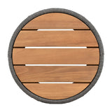 Outdoor Rope Chaise Lounge Set With Side Table - Omega Lifestyles