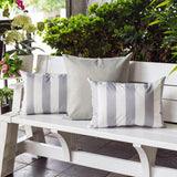 Outdoor Silver Weather - Resistant 14x20 Polyester Pillow - Serenova - Omega Lifestyles