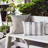 Outdoor Silver Weather - Resistant 14x20 Polyester Pillow - Serenova - Omega Lifestyles