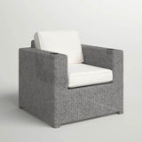 Outdoor Wicker Club Chair With Plush Weather - Resistant Cushions - Serenova - Omega Lifestyles