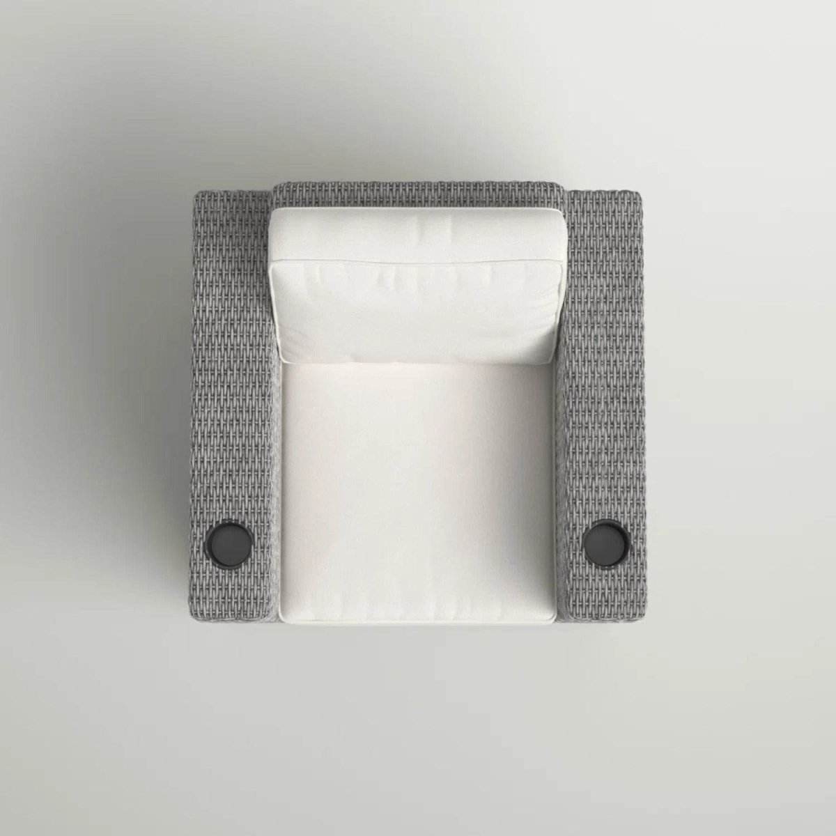 Outdoor Wicker Club Chair With Plush Weather - Resistant Cushions - Serenova - Omega Lifestyles