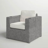 Outdoor Wicker Club Chair With Plush Weather - Resistant Cushions - Serenova - Omega Lifestyles