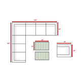 Outdoor Wicker Patio Seating Group With Cushions - Serenova - Omega Lifestyles